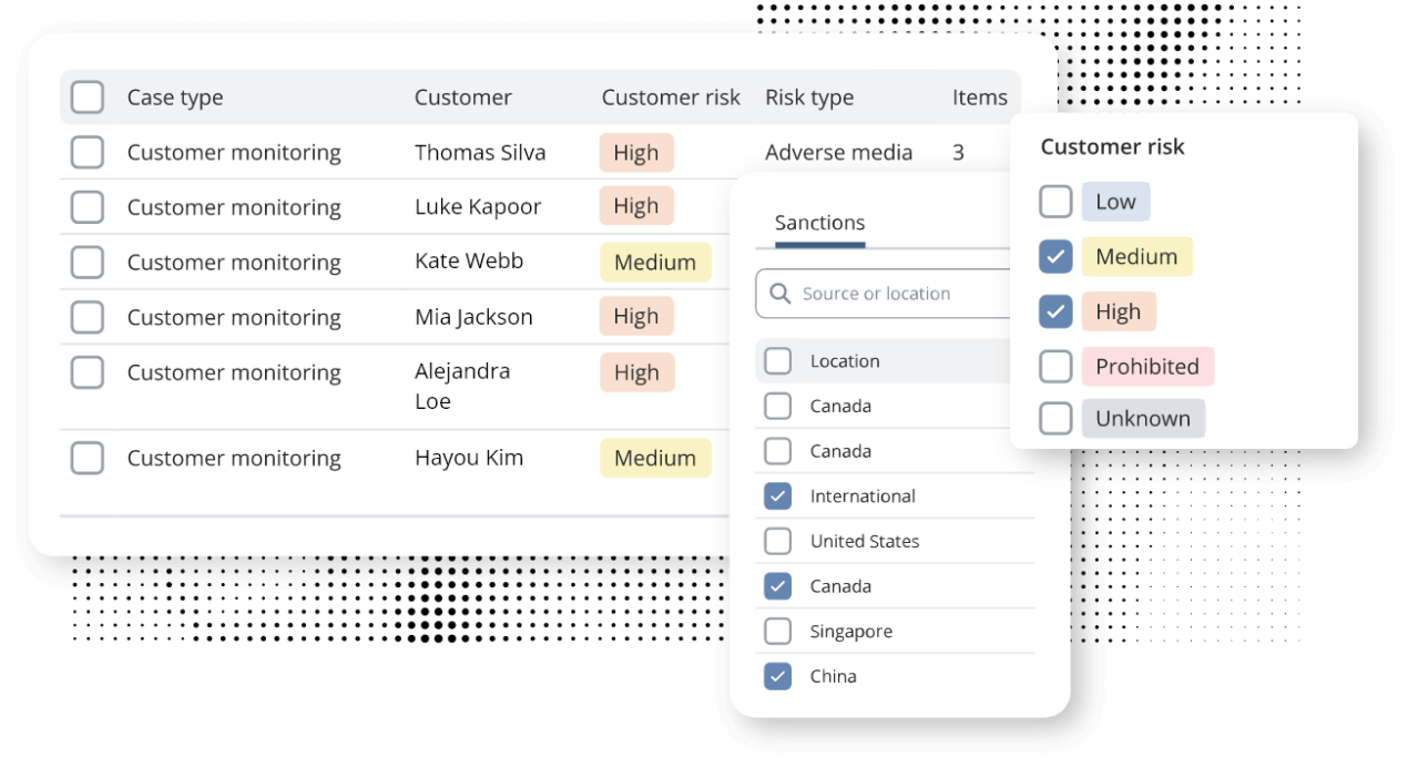 AML Compliance UI