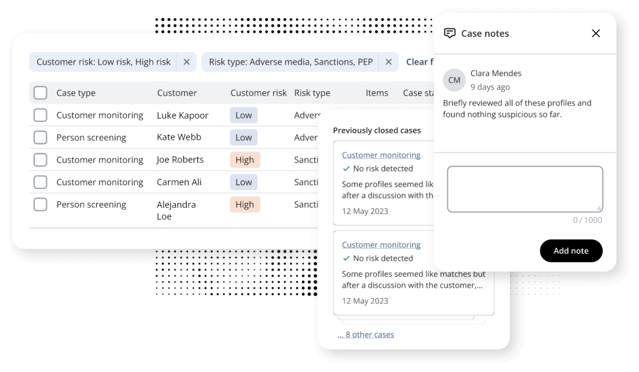 AML Compliance UI