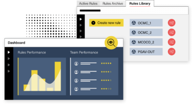 AML transaction monitoring UI